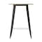 Flash Furniture 30 RD Bar Top Table Brown Poly Top/Black Frame JJ-T14623H-76-BRBK-GG - alternate 2